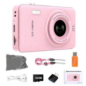 🔥📸 CÁMARA DIGITAL VLOGGING 4K – ZOOM 16X + SD 32GB INCLUIDA 📸🔥